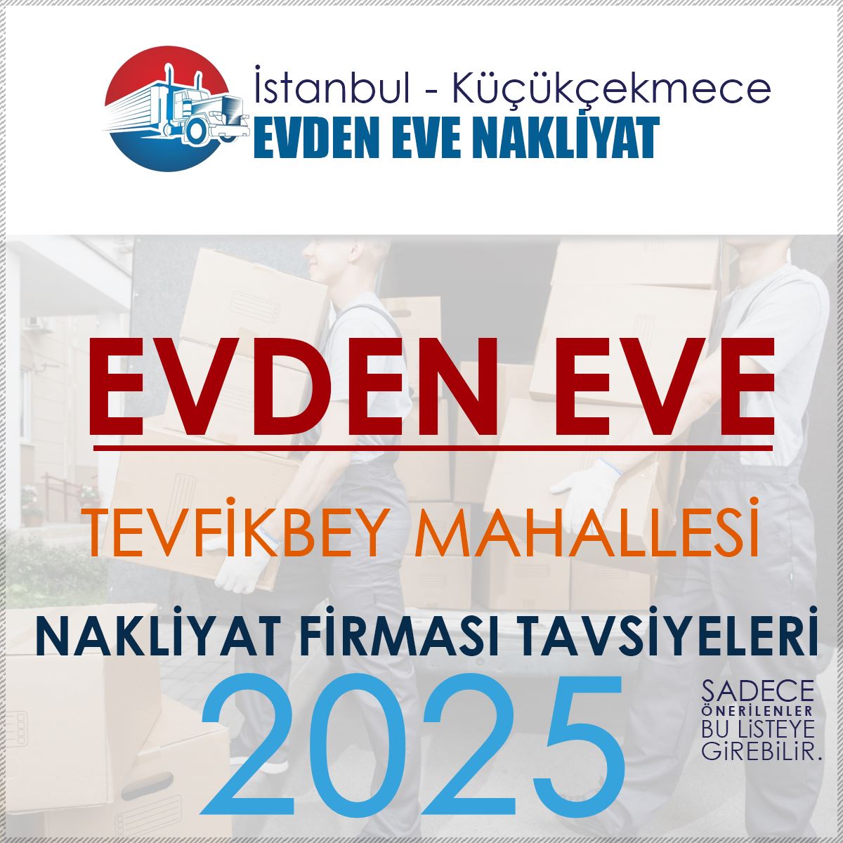 Tevfikbey Evden Eve Nakliyat Firmaları